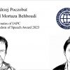 Andrzej Poczobut and Mortaza Behboudi are laureates of the International Association of Press Clubs Freedom of Speech Award 2023